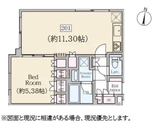 ReveResidence初台の間取り