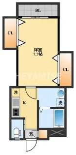 プチメゾン福田パート2【1階】の間取り