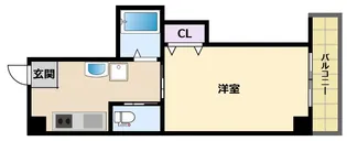 LakiaApartment夙川【2階】の間取り