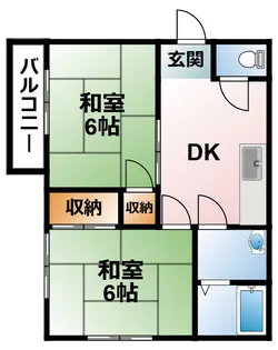 千葉県いすみ市日在【アパート】の間取り