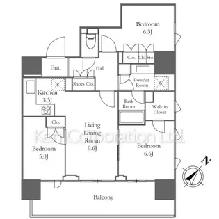 3LDKの間取り画像
