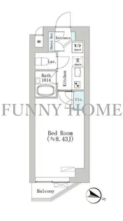 東京都目黒区目黒2【マンション】の間取り
