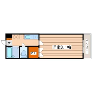 ガーデンワコーみずほ台【1階】の間取り