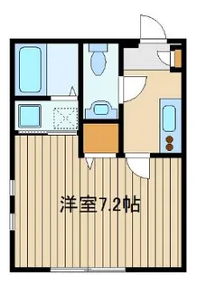 東京都中野区江原町2【アパート】の間取り