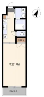 ラフィネ東雲【3階】の間取り