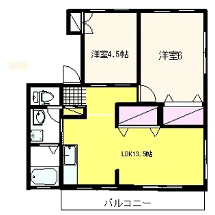 アルファヴィラS【2階】の間取り