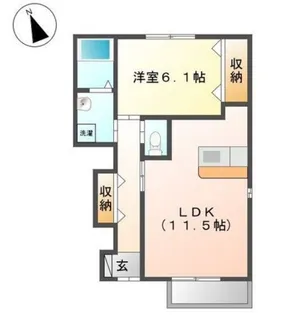 サン・クリストバル【1階】の間取り