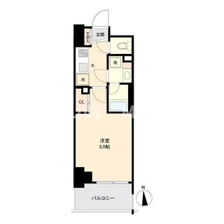 プライマル南砂【5階】の間取り