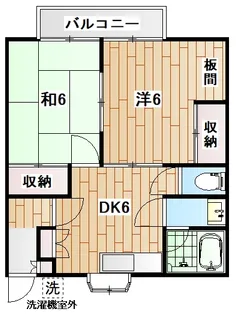メゾン田中【1階】の間取り