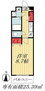 サウスパーク【3階】の間取り