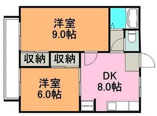エクセレント翔II【1階】の間取り