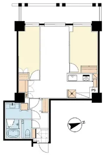 代官山アドレス ザ・タワー【14階】の間取り