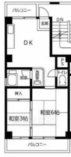 定プラザビル【2階】の間取り