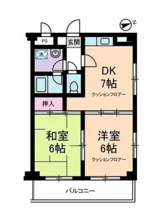 フォーレスト嶋崎【2階】の間取り