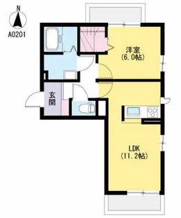 シャーメゾンOregon【2階】の間取り