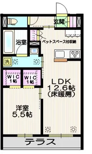 東京都北区志茂4【マンション】の間取り