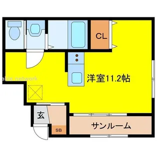 エス・カーサ【1階】の間取り