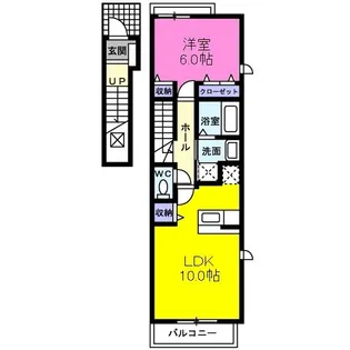 bel quartetto III【2階】の間取り