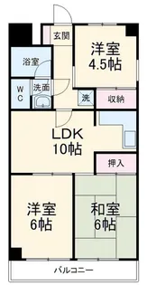 Forest Mansion 武蔵浦和【3階】の間取り