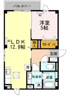 ROPPONGI skye【2階】の間取り