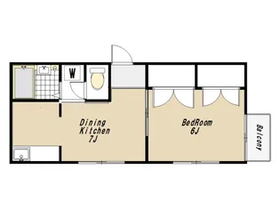 東京都北区浮間4【アパート】の間取り