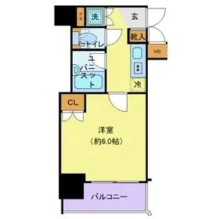 東京都品川区大崎1【マンション】の間取り