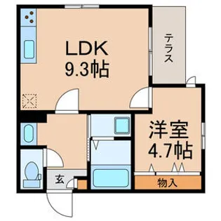 maison de K (メゾンドケイ)【1階】の間取り