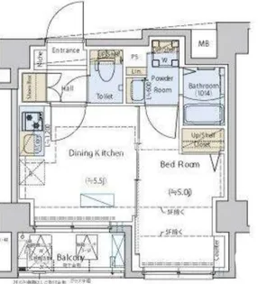 Cedar Plaza目黒本町【4階】の間取り