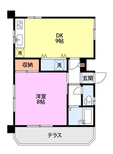 オリオンムーンライト【1階】の間取り