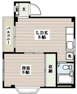 シエールハイツ【2階】の間取り