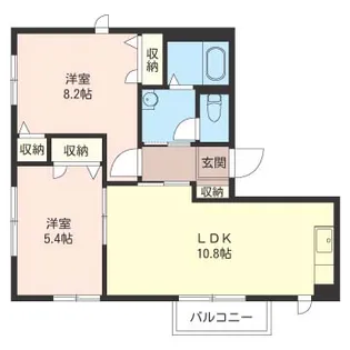 エンゼルハイムI【2階】の間取り