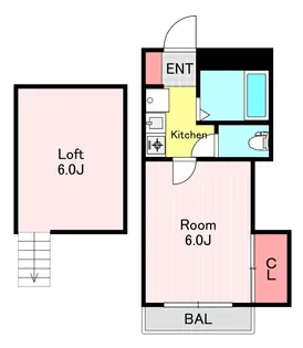 メゾンU並木【2階】の間取り