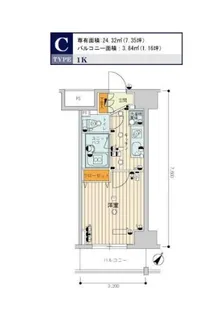 東京都葛飾区東新小岩3【マンション】の間取り