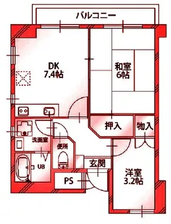 第2八千代ビル【3階】の間取り