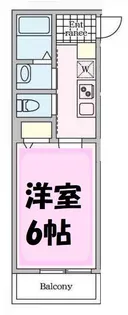 ウィングガーデン武里【2階】の間取り