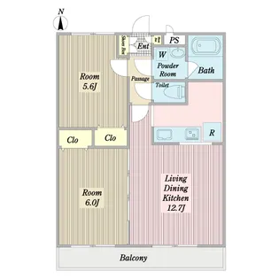 エスポワール泉弐番館【2階】の間取り