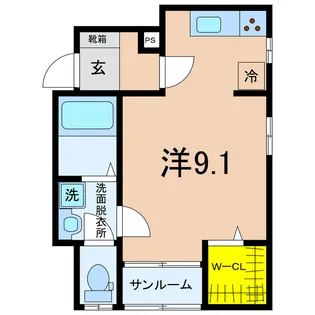 PSレジデンス【1階】の間取り