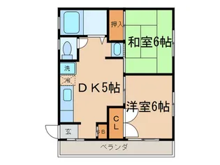ルミエ-ル田園【3階】の間取り