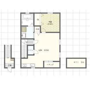 Splash mountain【2階】の間取り