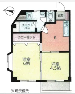 北軽井沢第二マンション【3階】の間取り
