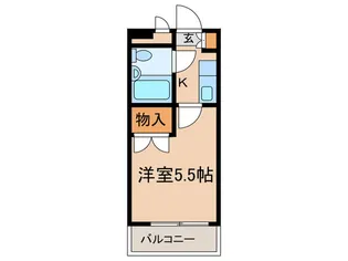 ダイヤマンション【5階】の間取り