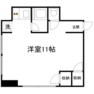 須賀町マンション【3階】の間取り