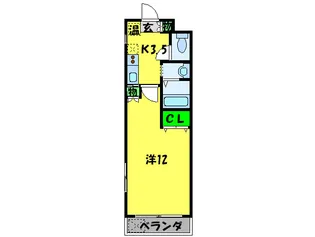 サントピア天下茶屋【6階】の間取り