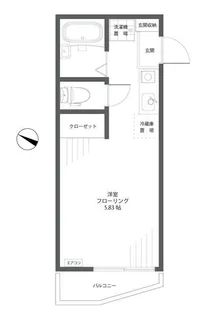 ラ・ヴィール杉田【2階】の間取り