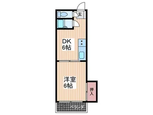 広島県広島市東区牛田中2【マンション】の間取り
