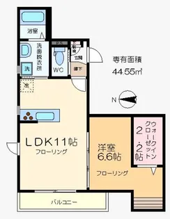 Belle Maison 雅【5階】の間取り