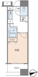 スカイコート八王子第5【14階】の間取り