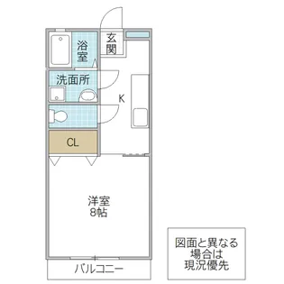 メゾンド常陽710 A棟【2階】の間取り