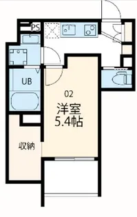 ピースコート登戸III【2階】の間取り