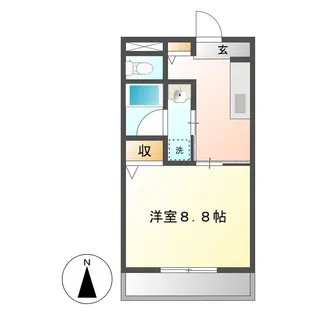 センチュリーパーク六番町【5階】の間取り